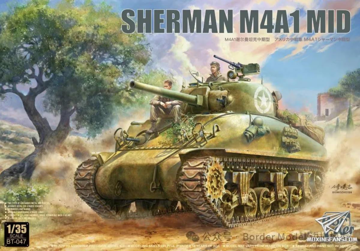 Border Model 1/35 M4A1 Sherman Mid Production BT047